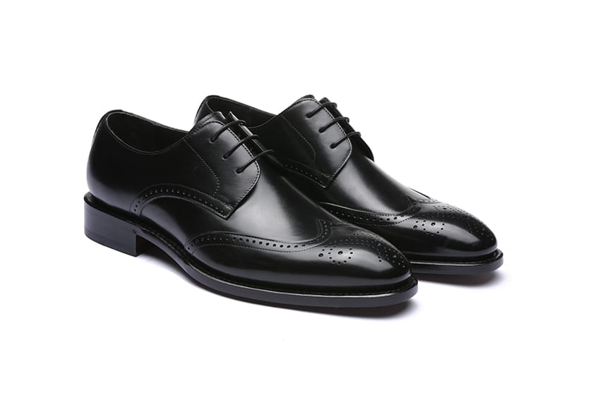 空翼型布洛克德比鞋